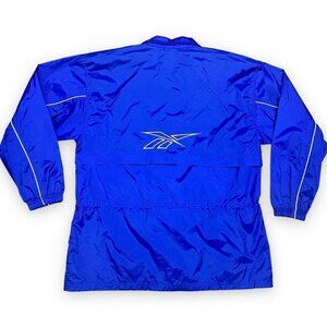 Reebok Vintage 90s Bright Designer Windbreaker Light Track Jacket - Mens XL